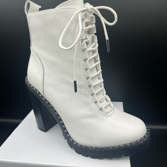 BCBGeneration Shoes - BCBG Leather Parina Lace Up Boots